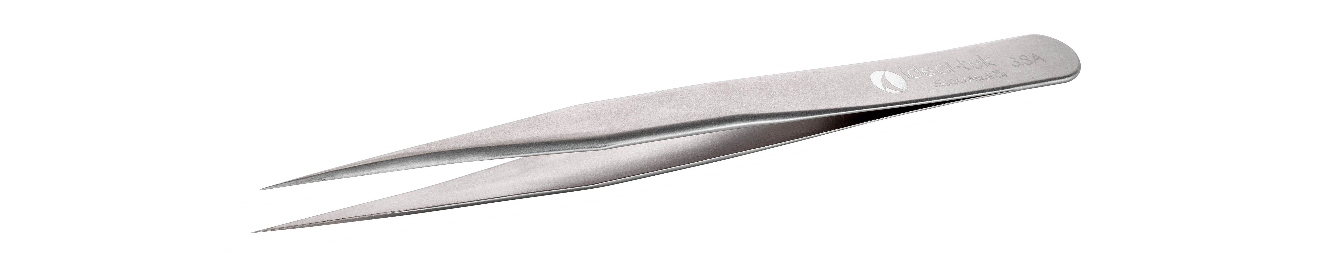 Hochpräzise Pinzette (ideal-tek) Typ 3, antimagnetisch, Länge: 120 mm