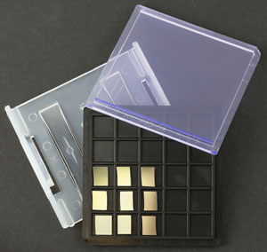 Aufbewahrungsbox für 25 Lift-Out-Grids oder Proben, antistatisch