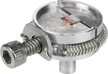 PELCO® Fortress FIB-Grid-Halter mit Pin – Vakuumtauglicher Halter zum sicheren Fixieren & Lagern von TEM-Proben PELCO® Fortress FIB-Grid-Halter mit Pin – Vakuumtauglicher Halter zum sicheren Fixieren & Lagern von TEM-Proben