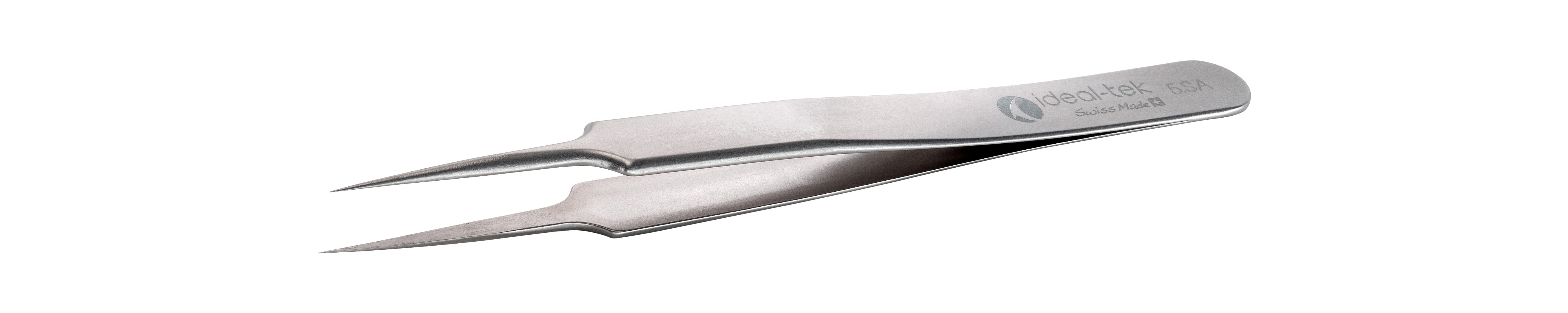 Hochpräzise Pinzette (ideal-tek) Typ 5, antimagnetisch, Länge: 120 mm