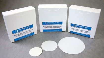 14013-32 PELCO Cellulose Filter Papier, Grade CFP1, rund