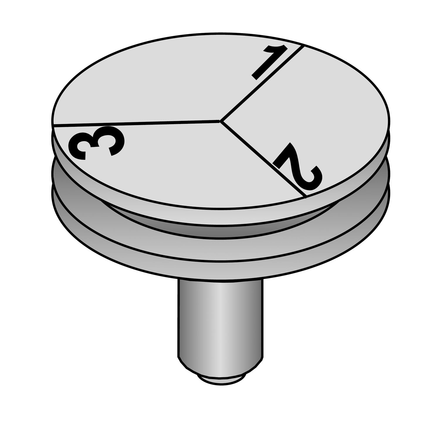 16360_1 Stiftprobenteller mit Unterteilung