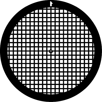 Gilder TEM Netzchen, Kupfer, 200 mesh, quadratisches Muster