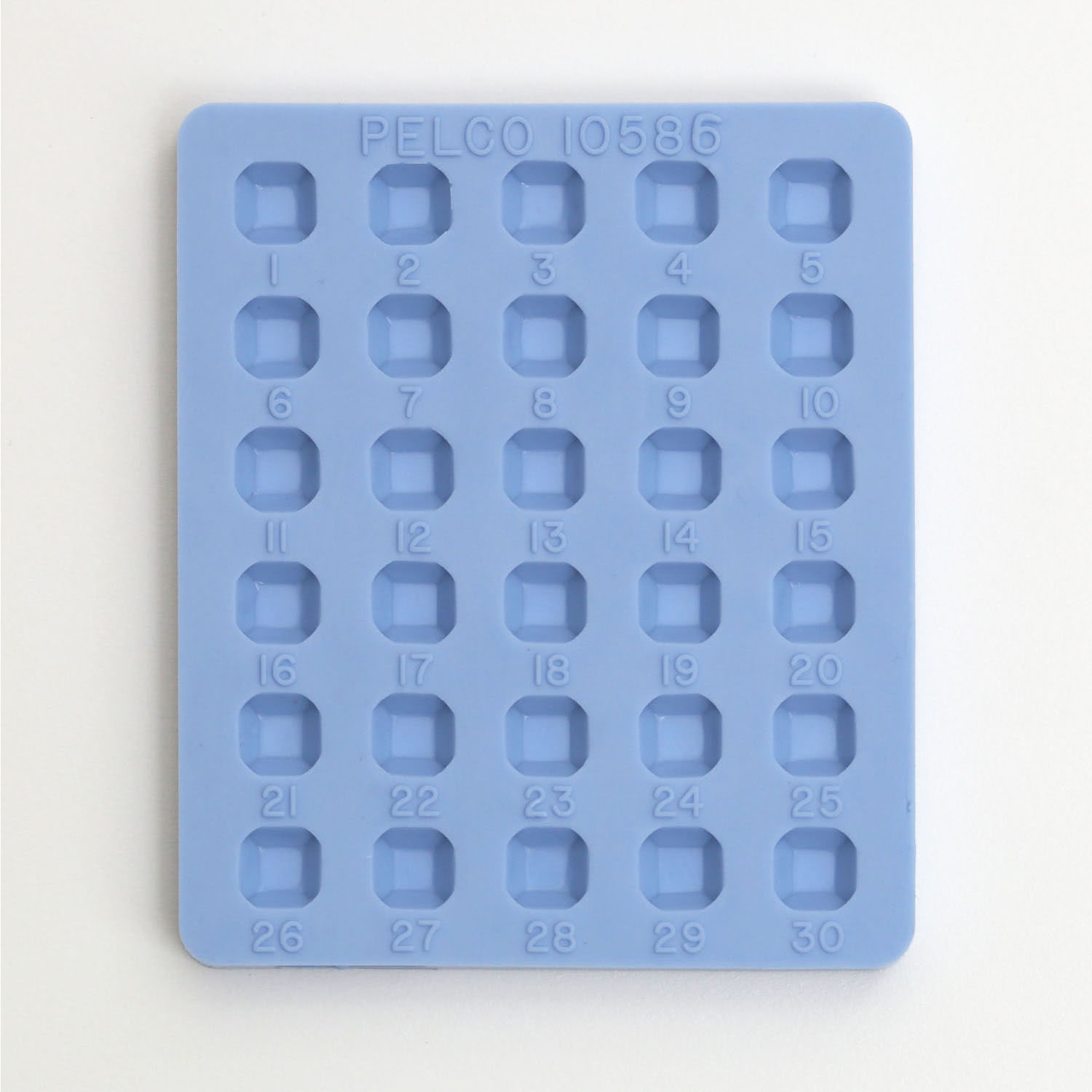 10586_1WTuaDT06AnNNt Einbettform mit 30 quadratischen Vertiefungen von je 3mm x 3mm)