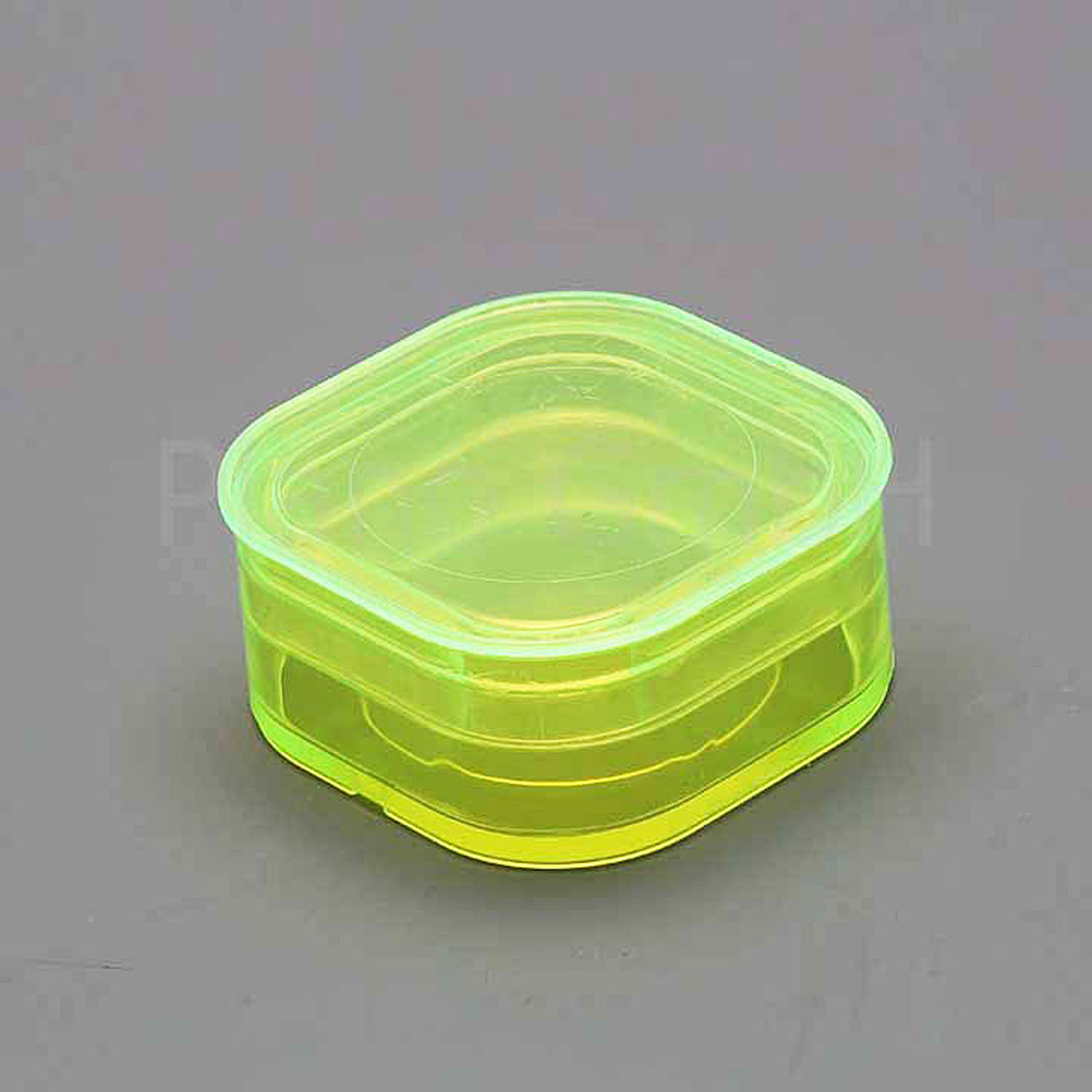 Aufbewahrungsschachtel mit Membran, gelb, 35 x 35 x 18 mm