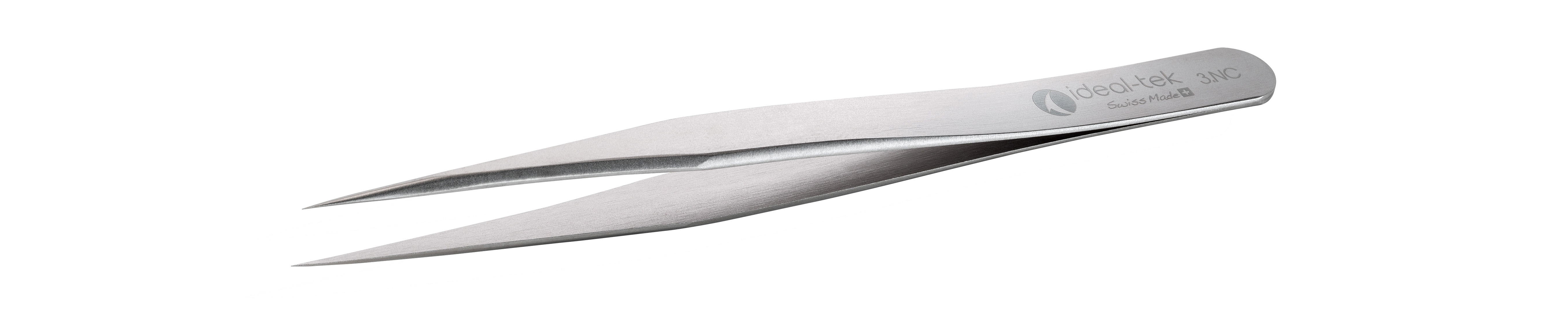 Hochpräzise Pinzette (ideal-tek) Typ 3, Nickel-Chrom-Legierung, antimagnetisch, Länge: 120 mm
