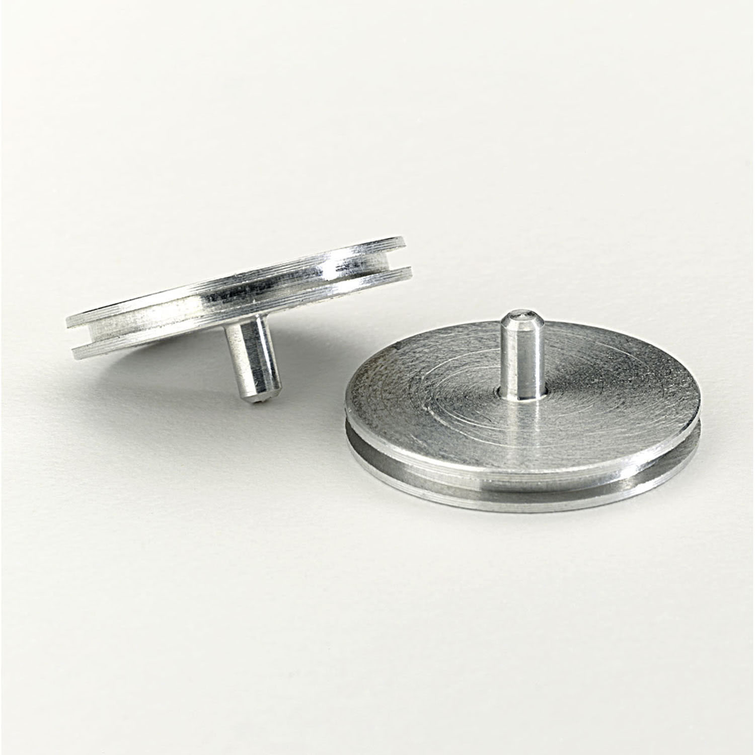 G399F_1 Stiftprobenteller aus Aluminium Ø 25,4 mm, Stiftlänge 6 mm