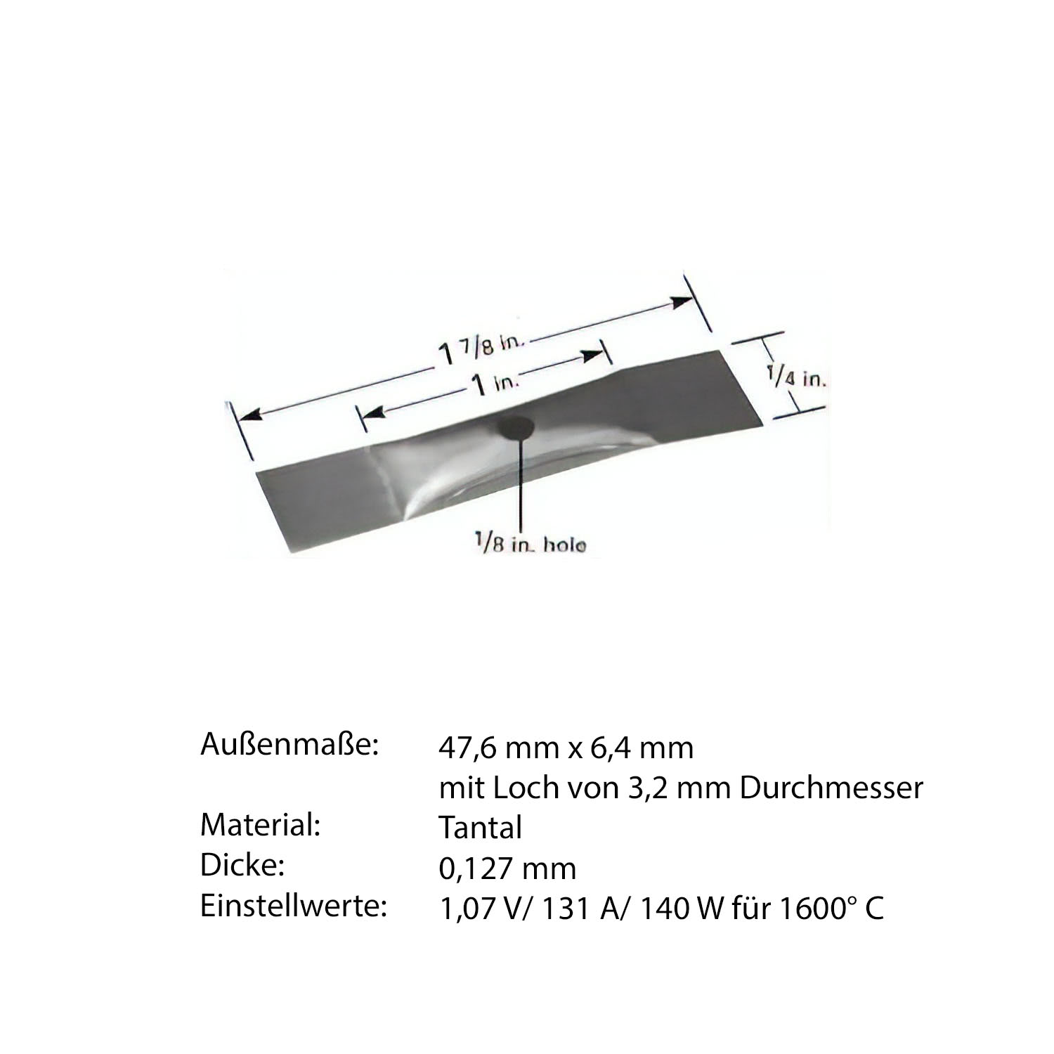 E84-51_1wbFDA0ri5PmoF Heiz-Schiffchen mit Trog aus Wolfram