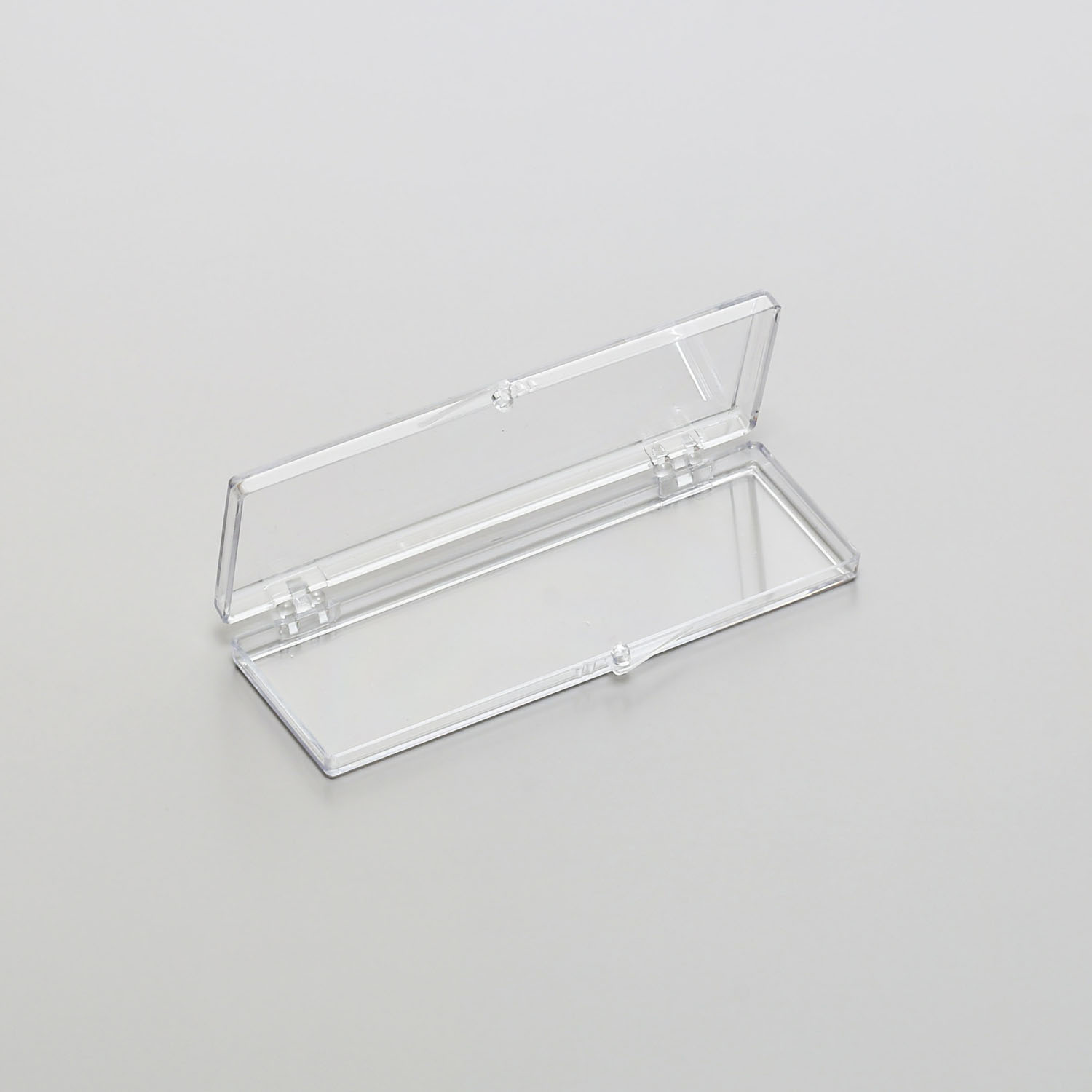 Polystyrol-Schachtel 95mm x 29mm x 8mm, transparent