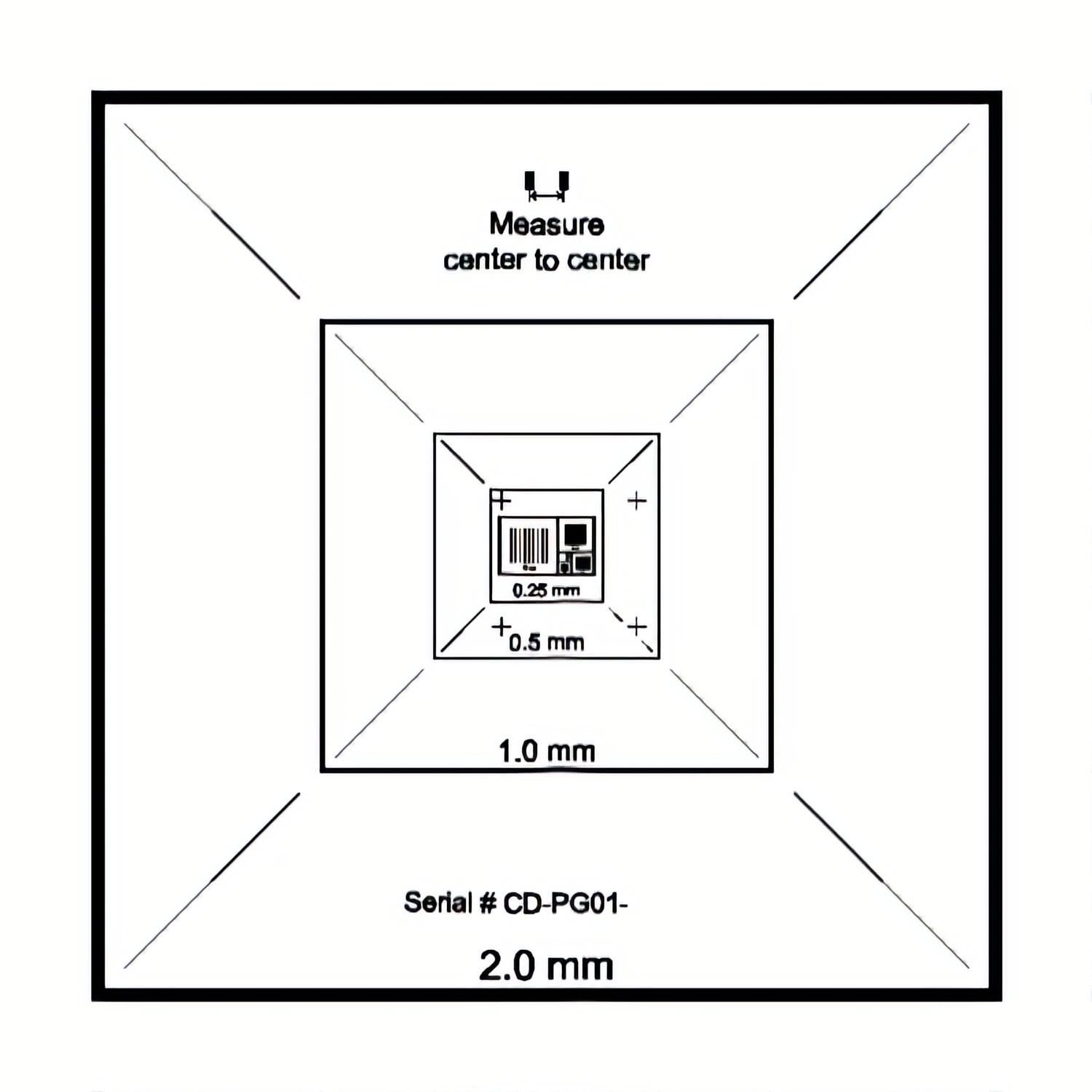 682-1_1GRla23XzNWNNf CDMS-1T Vergrößerungsstandard, 2 mm - 1 µm (montiert & unmontiert), rückführbar nach NIST