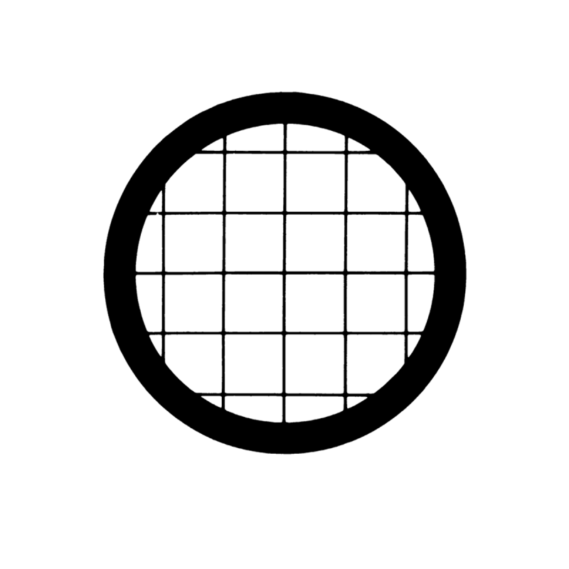 Athene Netzchen mit quadratischen Muster - Platin-beschichtet, Typ 1 (M), 50 mesh, Ø 3,05 mm