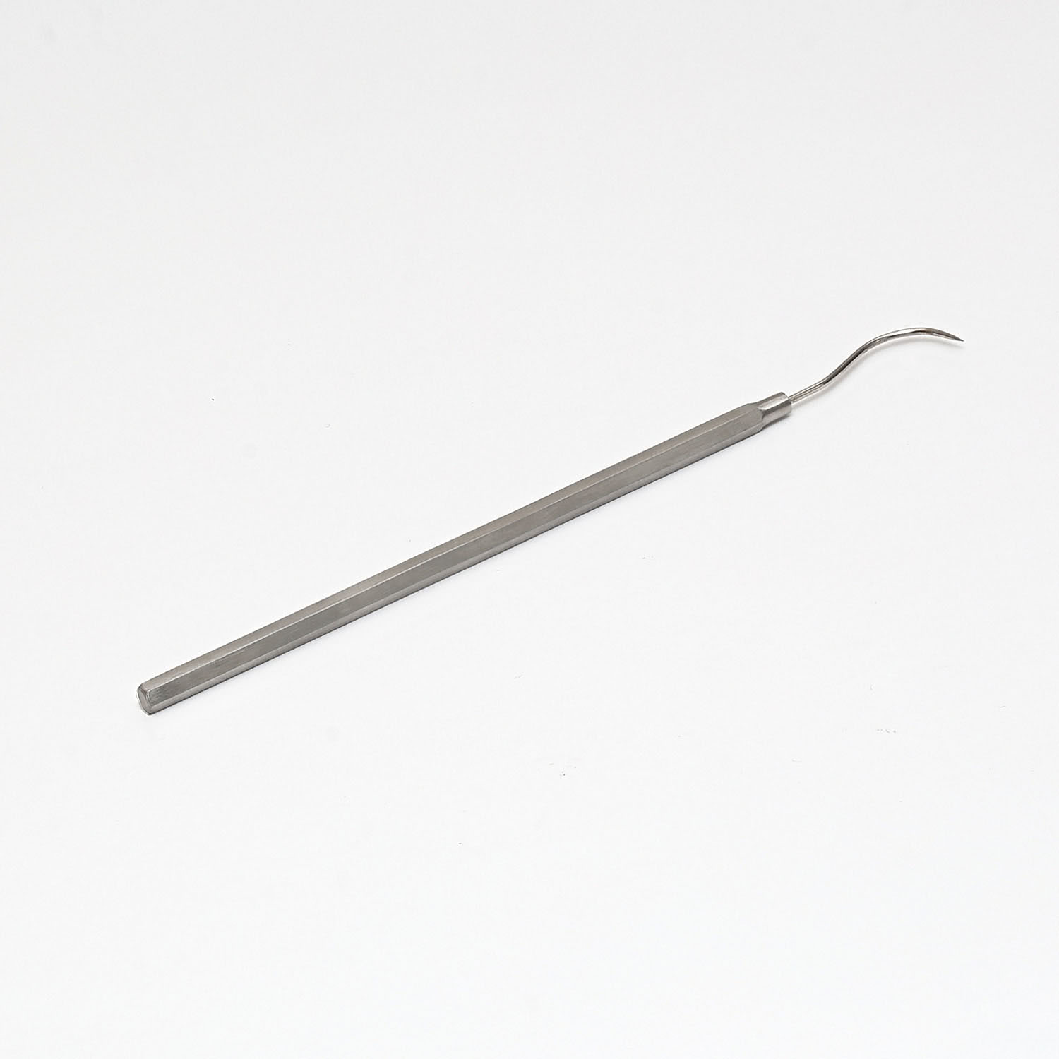 Feine Sonde aus Edelstahl, kurvig gekrümmt Feine Sonde aus Edelstahl, kurvig gekrümmt