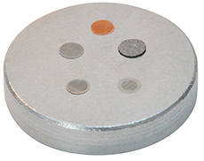 602_1 PELCO X-Checker (Mn, Cu, C), 400 mesh + 1000 mesh Nickel Netzchen, unmounted