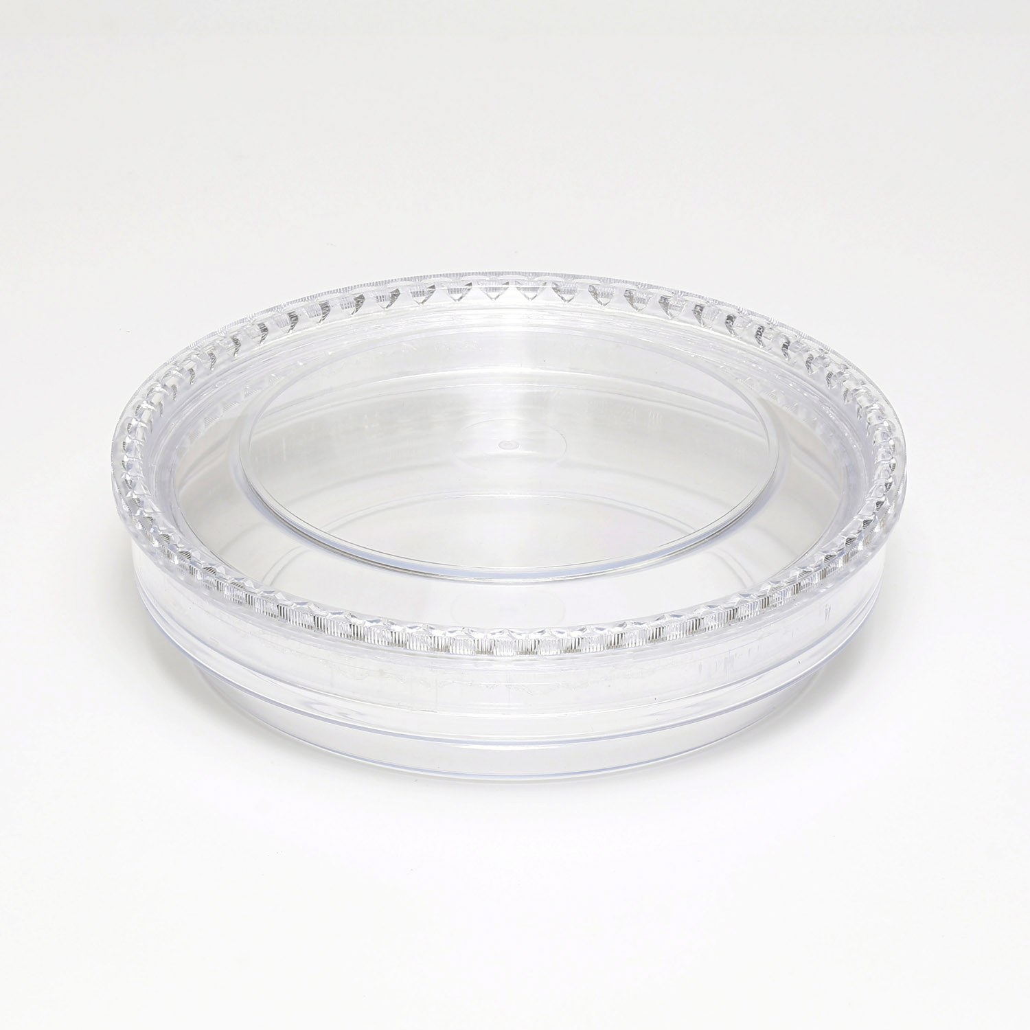 Aufbewahrungsschachtel mit Membran Ø 165 mm x 42 mm Tiefe, rund, transparent