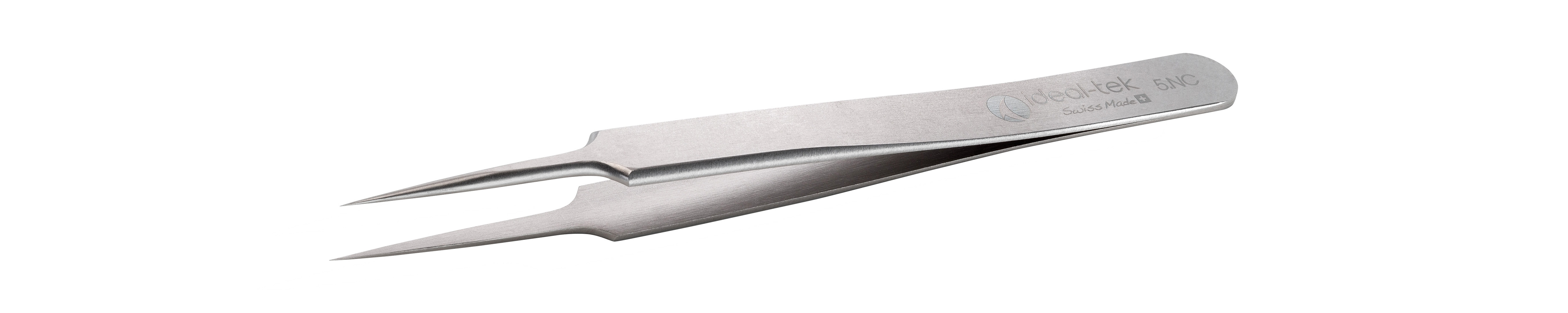 Hochpräzise Pinzette (ideal-tek) Typ 5, Nickel-Chrom-Legierung, antimagnetisch, Länge: 110 mm