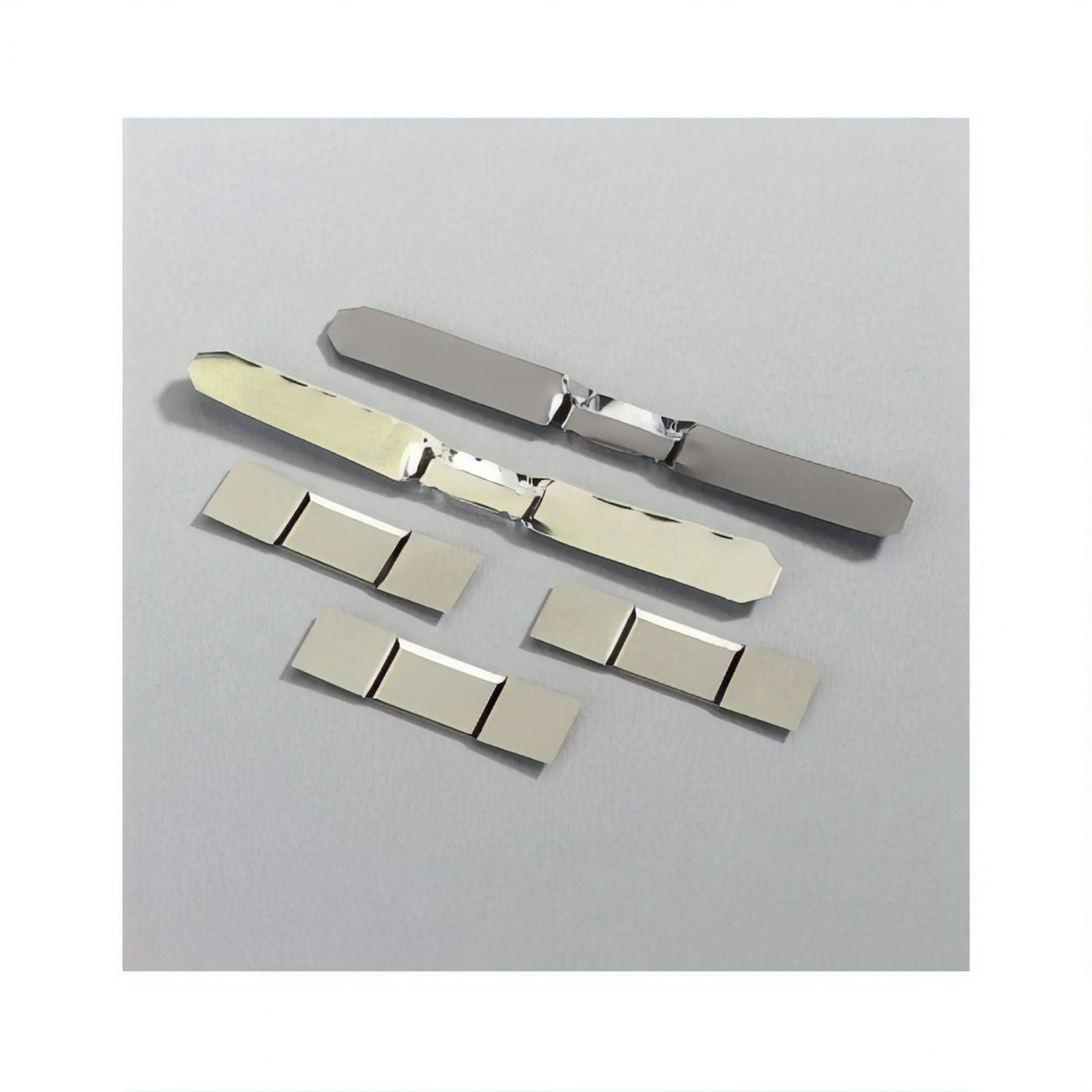 E437_2 Heiz-Schiffchen aus Platin, 3/16 x 1/2" Trog, für Blendenreinigung & Verdampfung