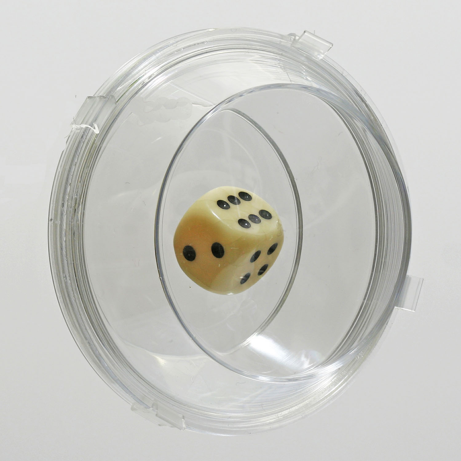 Aufbewahrungsschachtel mit Membran, rund, transparent