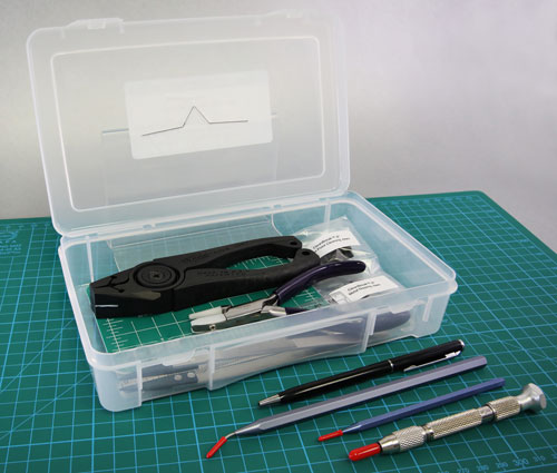 Cleaving Kit ohne Matte - Werkzeugset zum sauberen Ritzen und Spalten