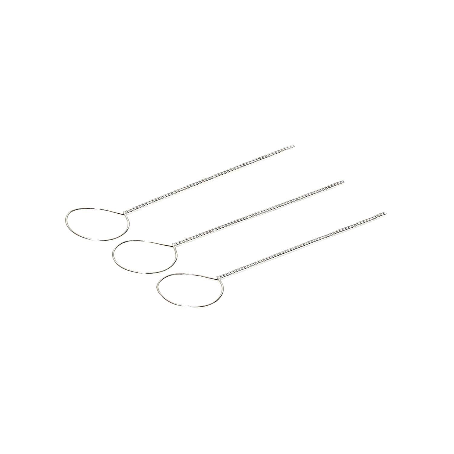 T5011_1S7Et09QzTvSrC Ersatz-Schlingen aus Platin für Nadelhalter Nr. T5010, 3 Stück