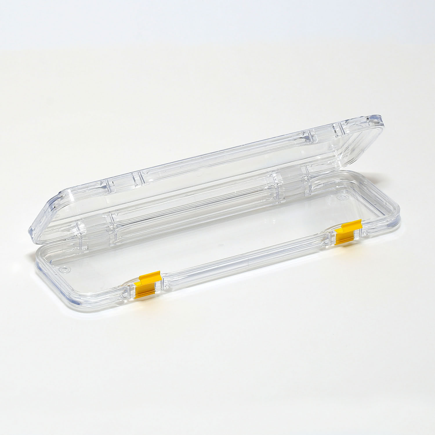 G3459A_1 Aufbewahrungsschachtel mit Membran und Klippverschluss, aufklappbar