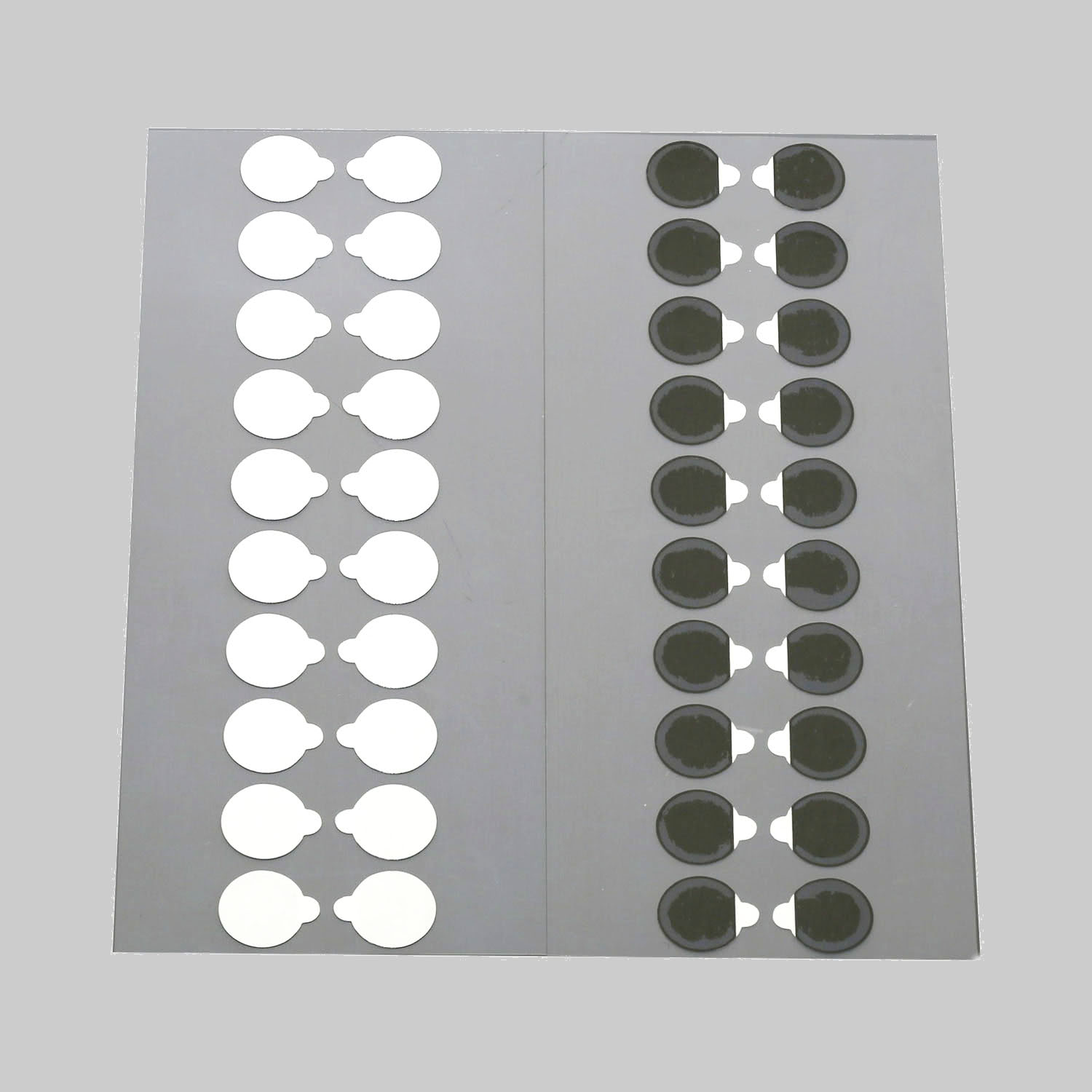 G3347A_2 Leit-Tabs Kohlenstoffklebepads mit Aluminium Träger