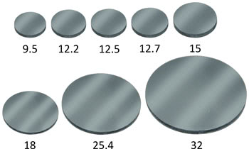 16501-P Hoch polierte Graphit-Scheiben