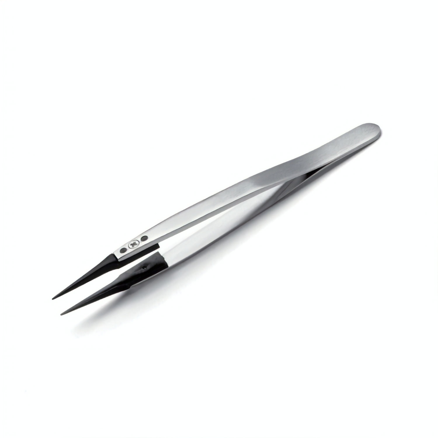 Pinzette Edelstahl spitz, abgewinkelte Form 104 mm silber Pinzette Edelstahl spitz, abgewinkelte Form 104 mm silber