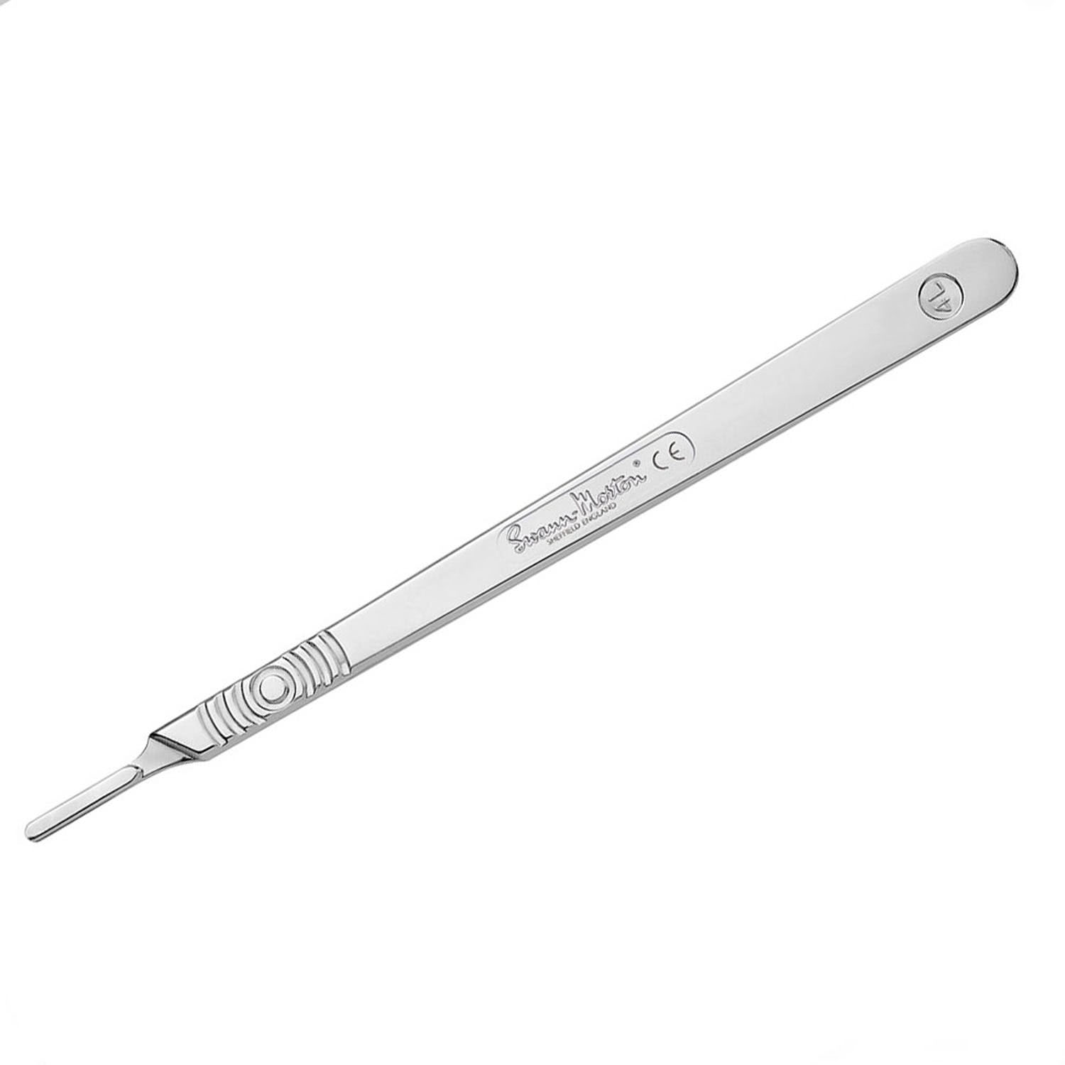 T5328_1 Skalpell Griffe aus rostfreien Stahl, Griff Nr. 4L, Länge 210 mm