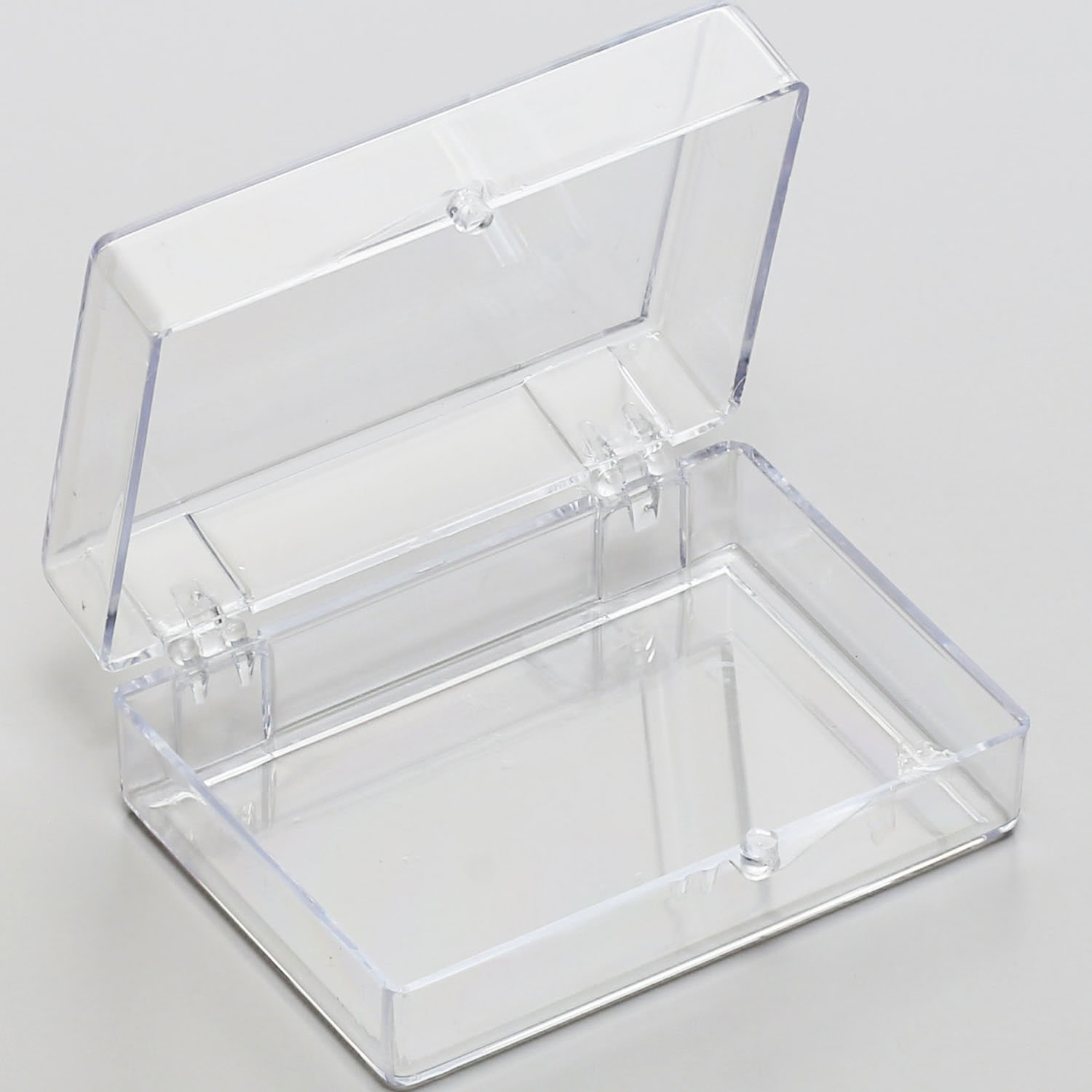 G3958_1 Polystyrol-Schachtel 75mm x 50mm x 25mm, transparent