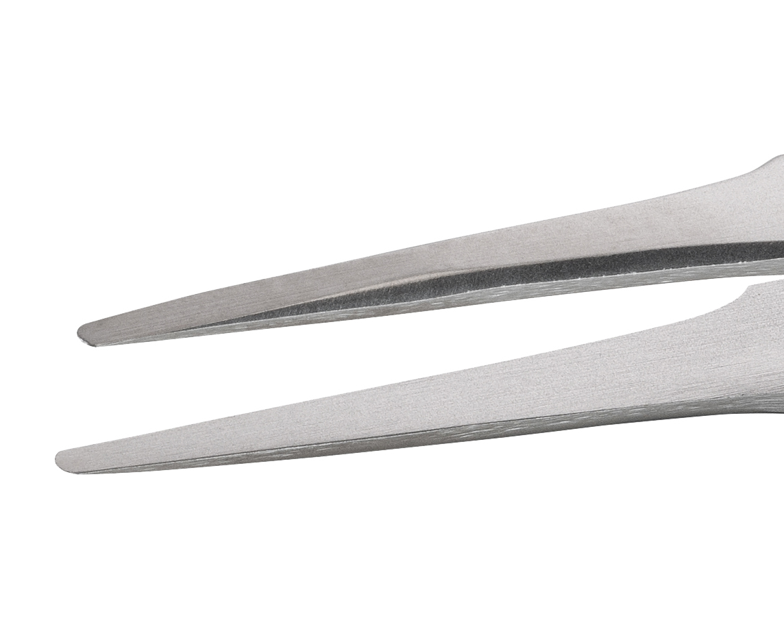 Hochpräzise Pinzette (ideal-tek) Typ 2A, Nickel-Chrom-Legierung, antimagnetisch, Länge: 120 mm