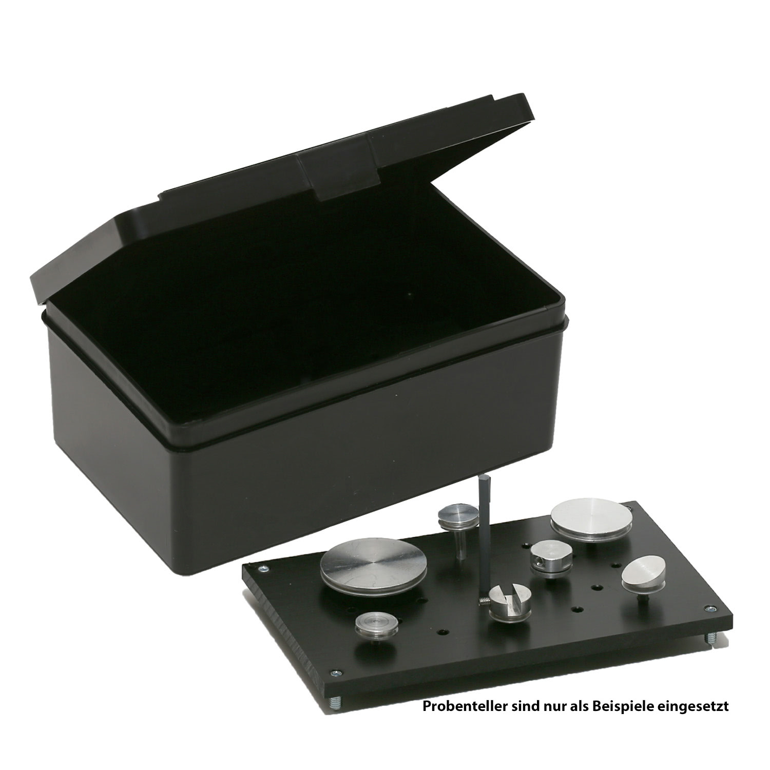G4059_1 ESD-sichere Aufbewahrungsschachtel für Stiftprobenteller (PLANOTEC)