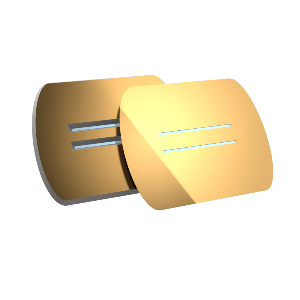 US100-A05L TEM Silizium Membran mit zwei Fenstern je 50 x 1500 µm, Dicke 5 nm