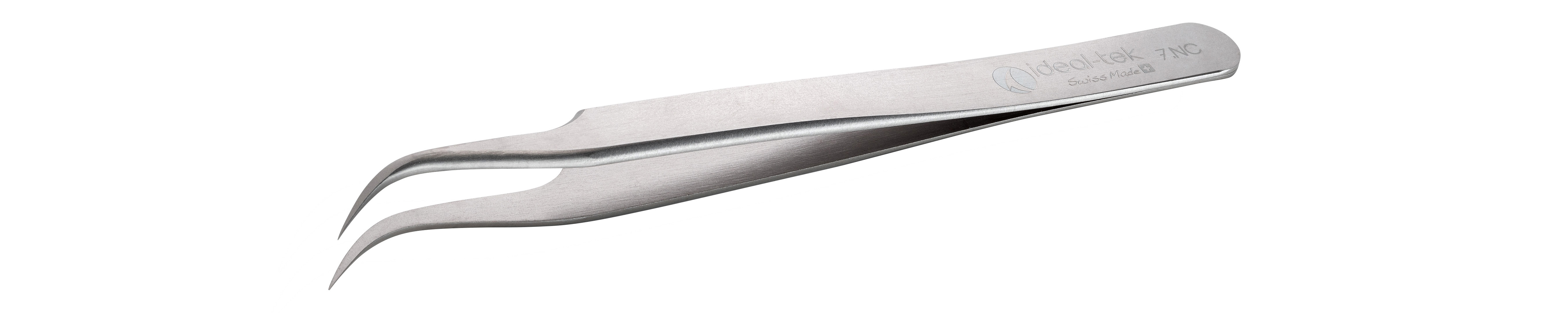 Hochpräzise Pinzette (ideal-tek) Typ 7, Nickel-Chrom-Legierung, antimagnetisch, Länge: 120 mm