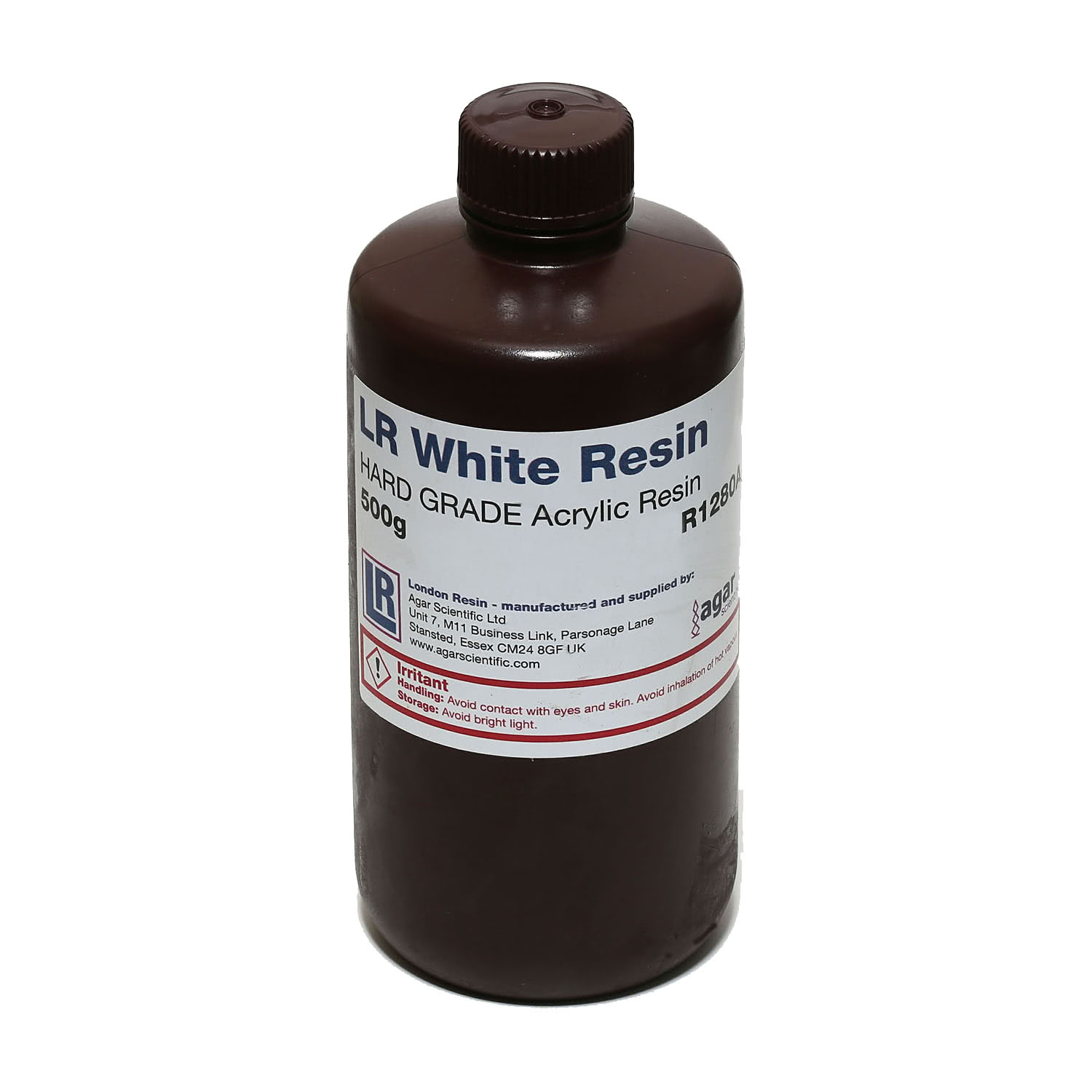 R1280_2 LR White hydrophiles Acryl Harz, Härtegrad mittel, 500 g