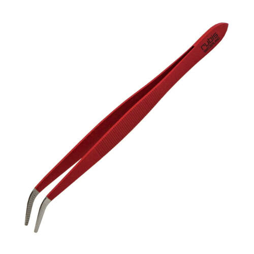 615I-SA Rubis Pinzette Modell 615I, gebogen, Spitze innen geriffelt