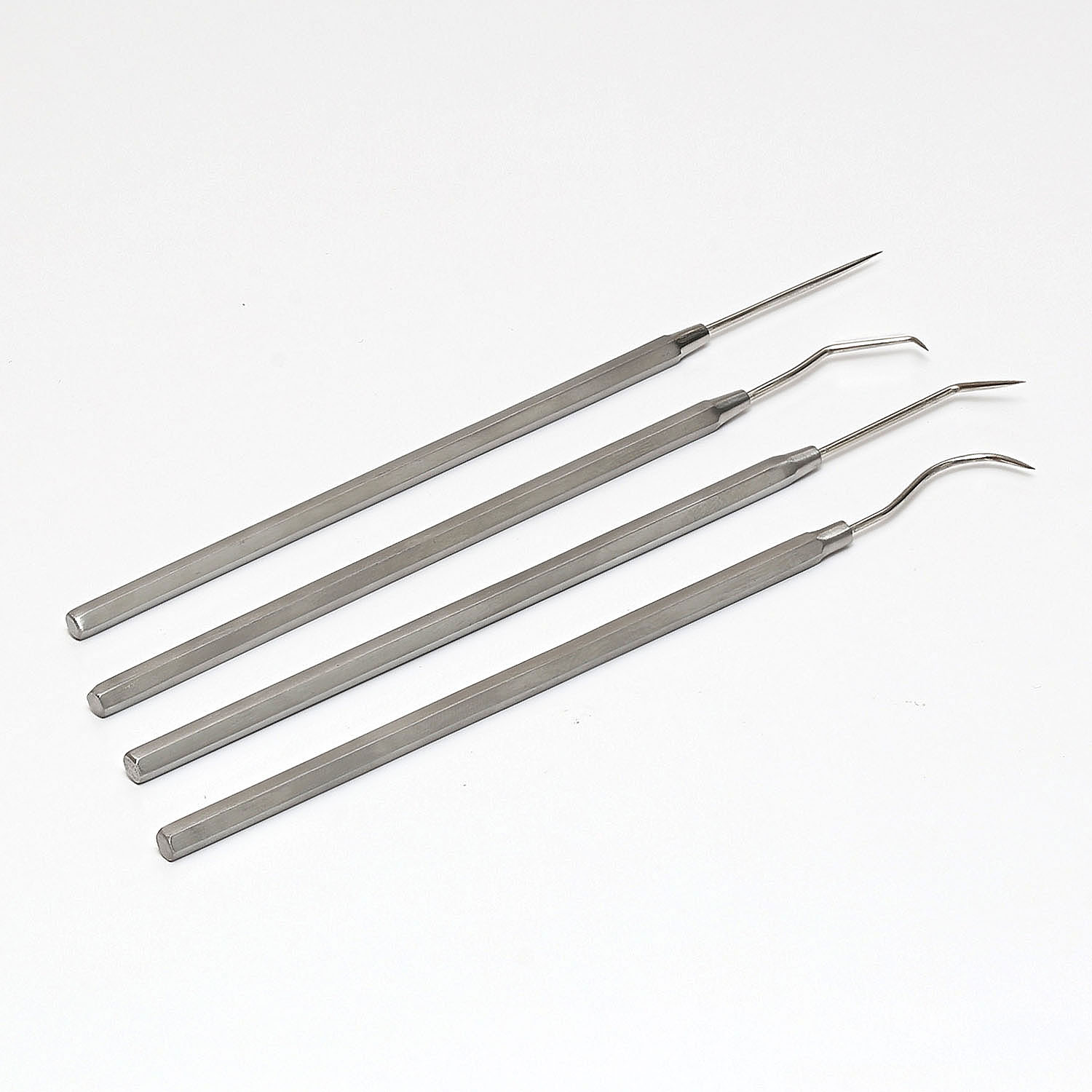 Feine Sonde aus Edelstahl, 4er Set