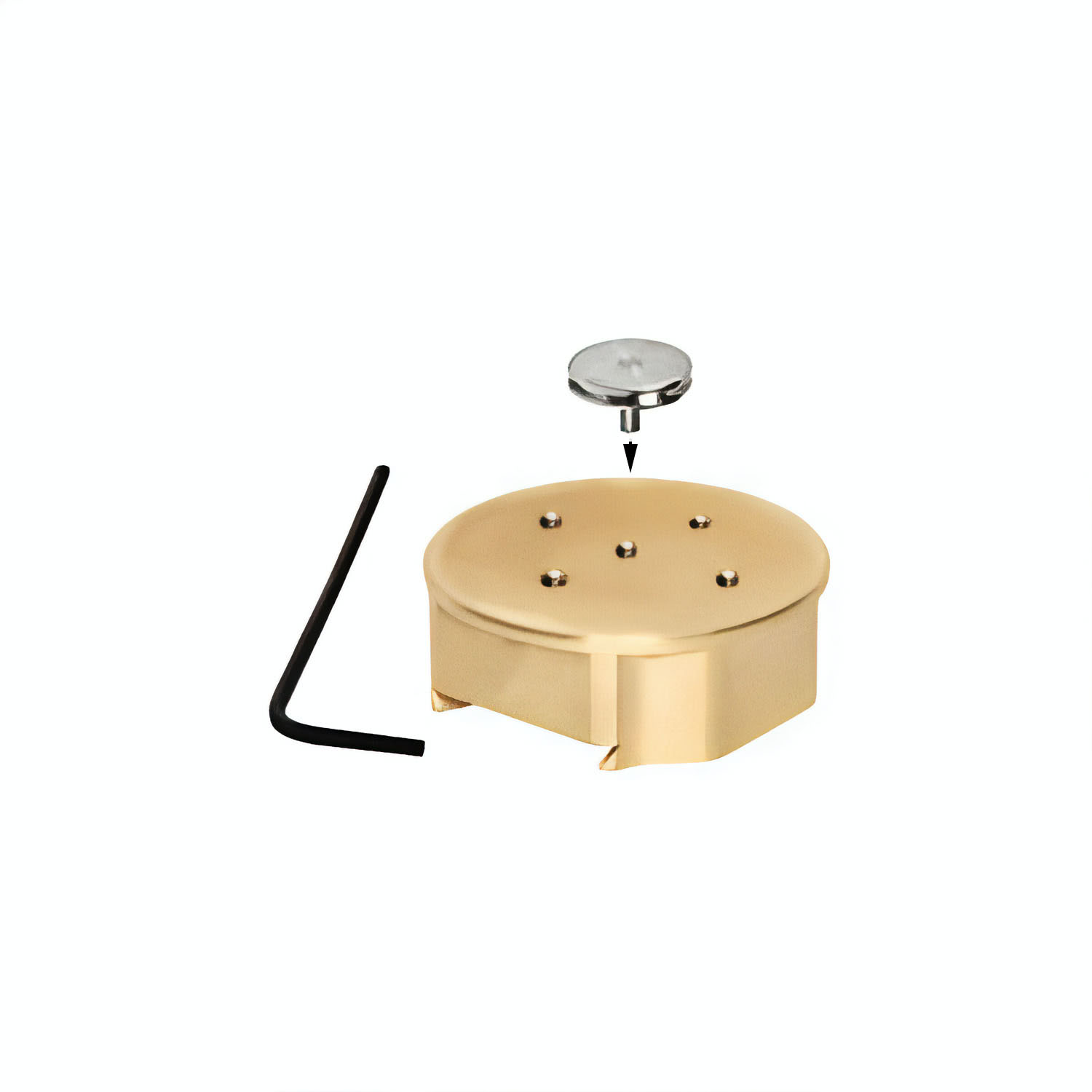 15371-6710_1lWuNZwSJx7pE6 JEOL Stage Adapter für Stiftprobenteller mit Schwalbenschwanzaufnahme