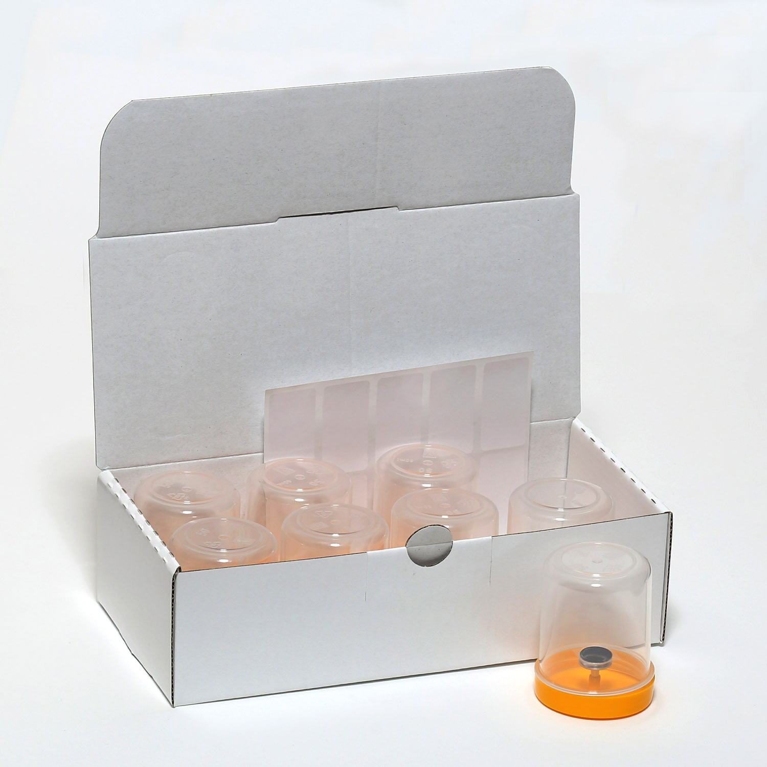 PLANO REM-Mobil-Box bestückt mit Leit-Tabs G3347 auf Stiftprobenteller G301 in Hülse G3636WN