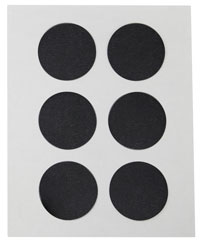 Leit-Tabs - leitfähige Kohlenstoffklebepads Ø 32 mm