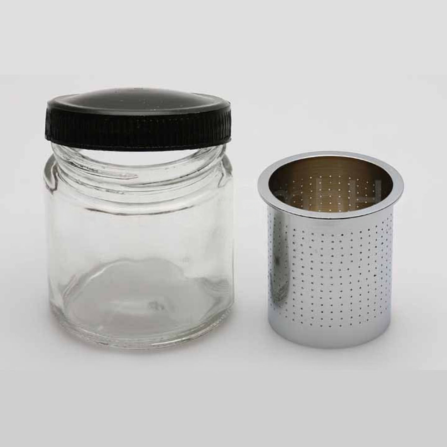 Diamant Stein Waschbehälter aus Glas mit Sieb