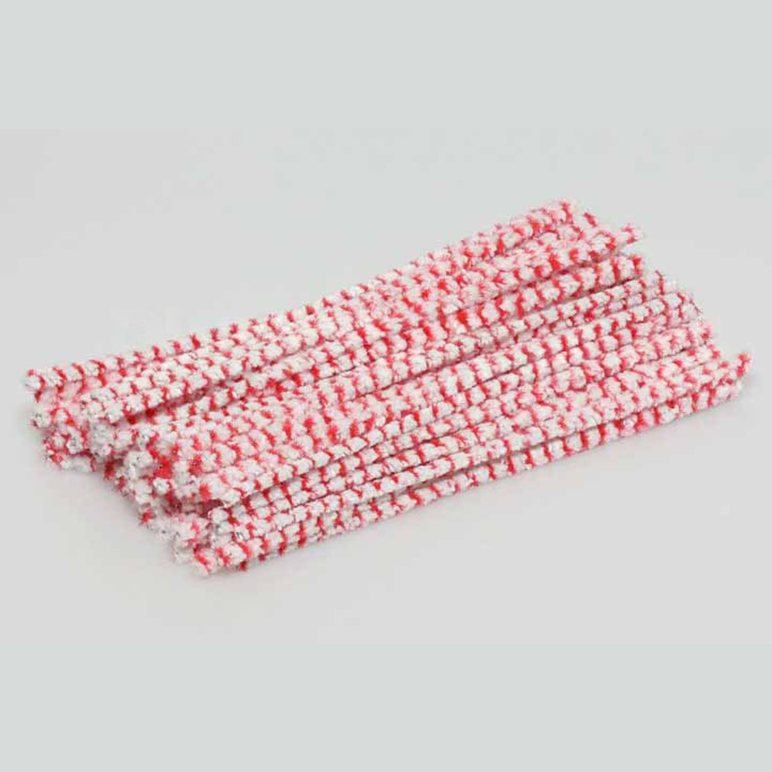 Pfeifenreiniger rot/weiß, 80 Stück