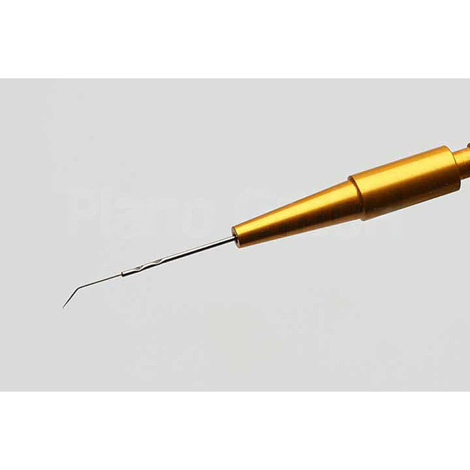 Ultra Mikro-Nadel mit 30° gebogener Wolframspitze und 5 µm Spitzenradius Ultra Mikro-Nadel mit 30° gebogener Wolframspitze und 5 µm Spitzenradius