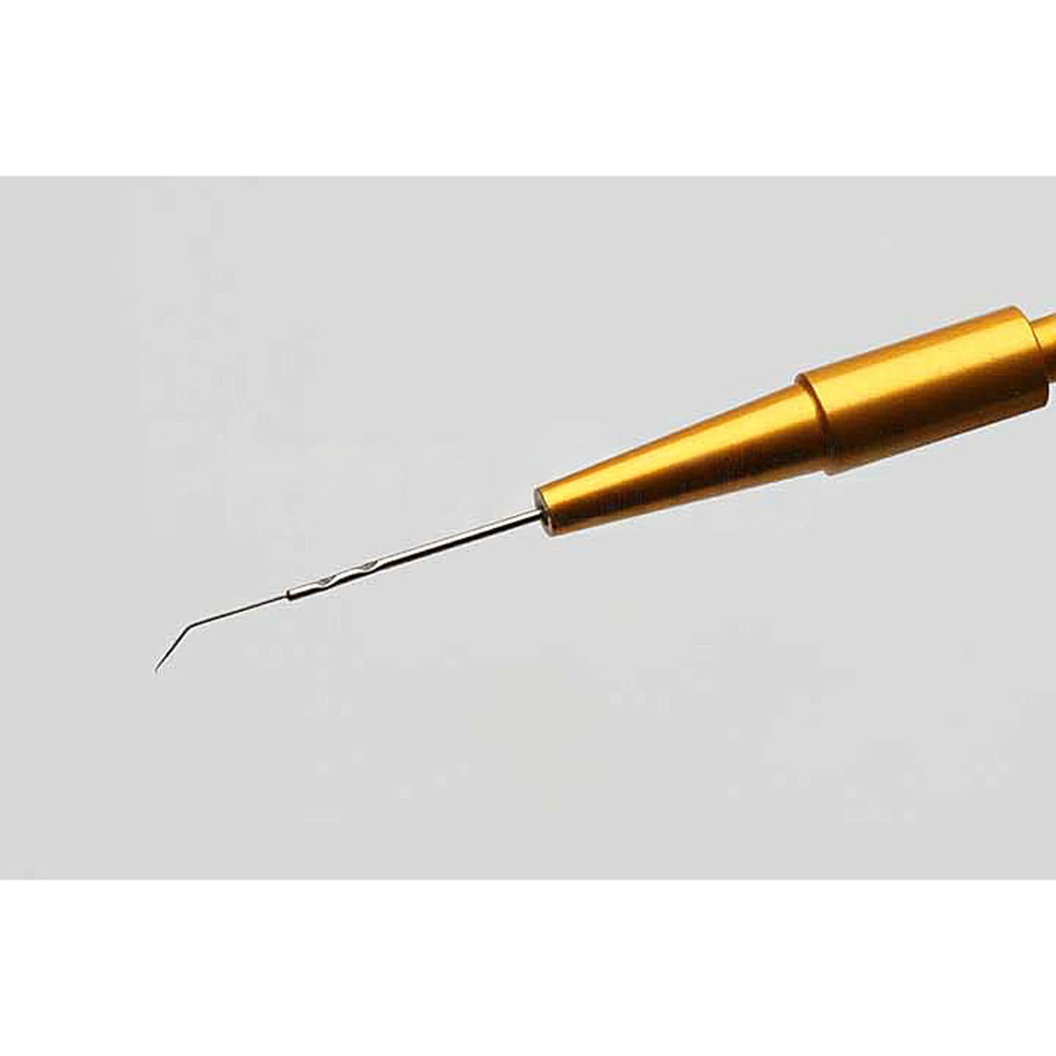 Ultra Mikro-Nadel mit 90° gebogener Wolframspitze und 5 µm Spitzenradius