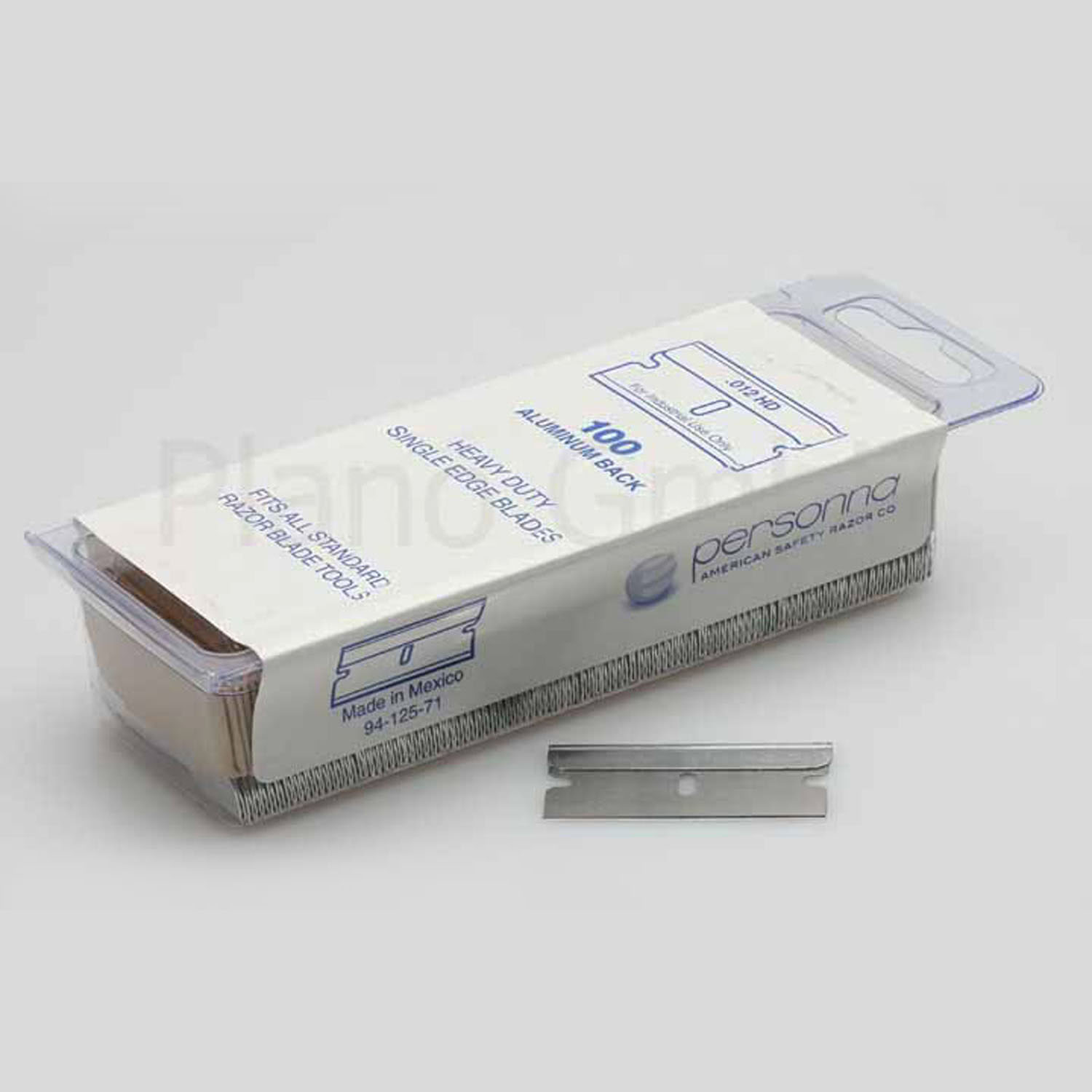 T5016_1 Rasierklingen aus Kohlenstoffstahl, einseitig geschliffen