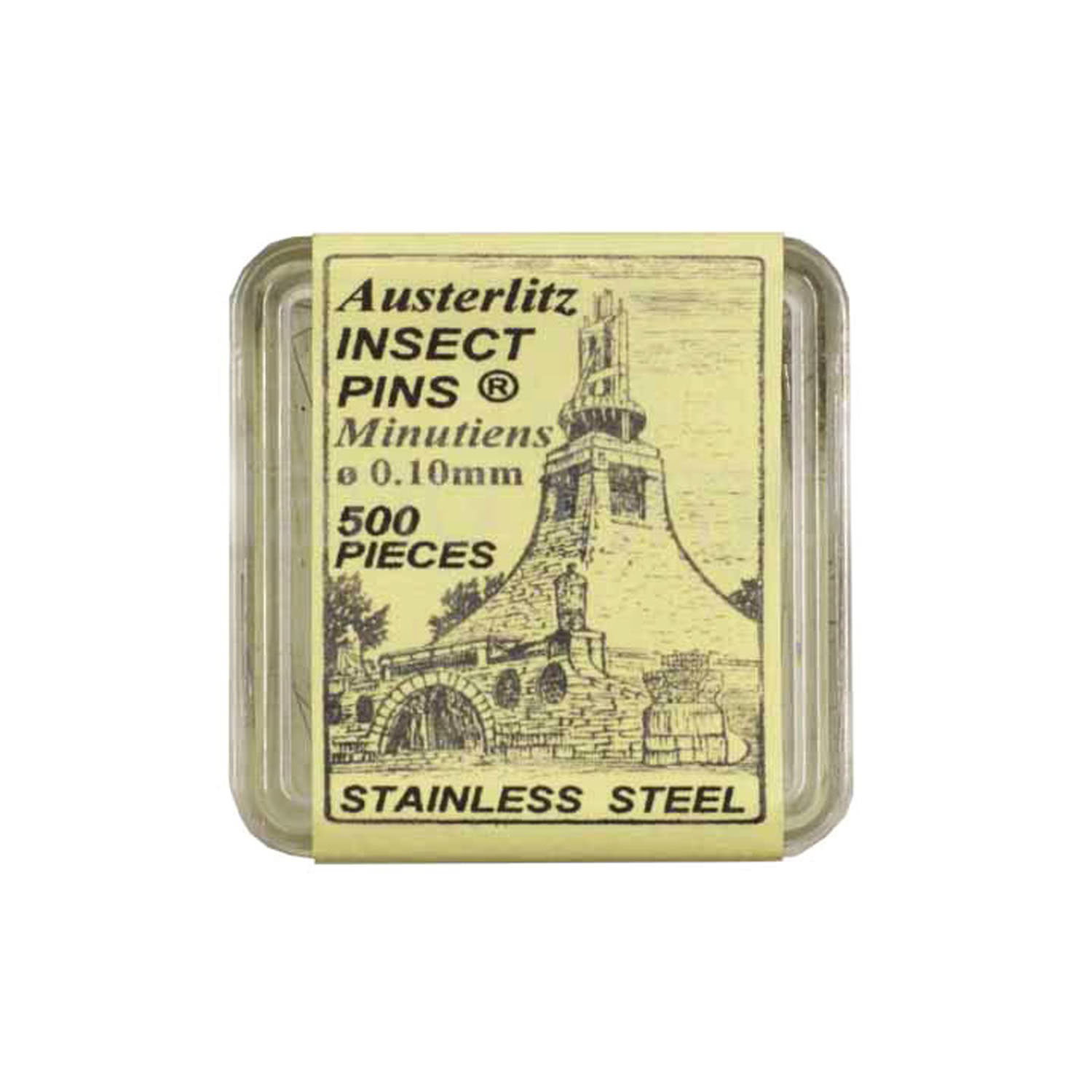 N5014_1 Minutiennadeln Ø 0,10 mm, Länge 12 mm, 500 Stück