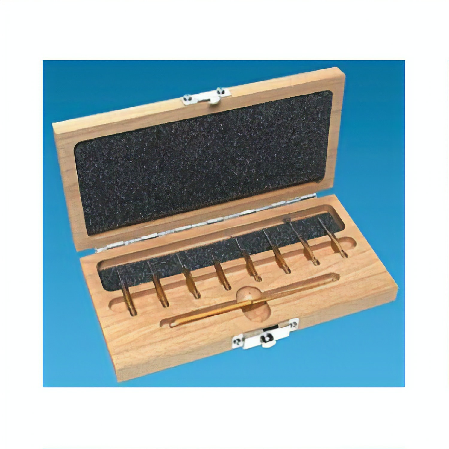 13610_1 Mikroskopiker-Werkzeugset im Holzkasten