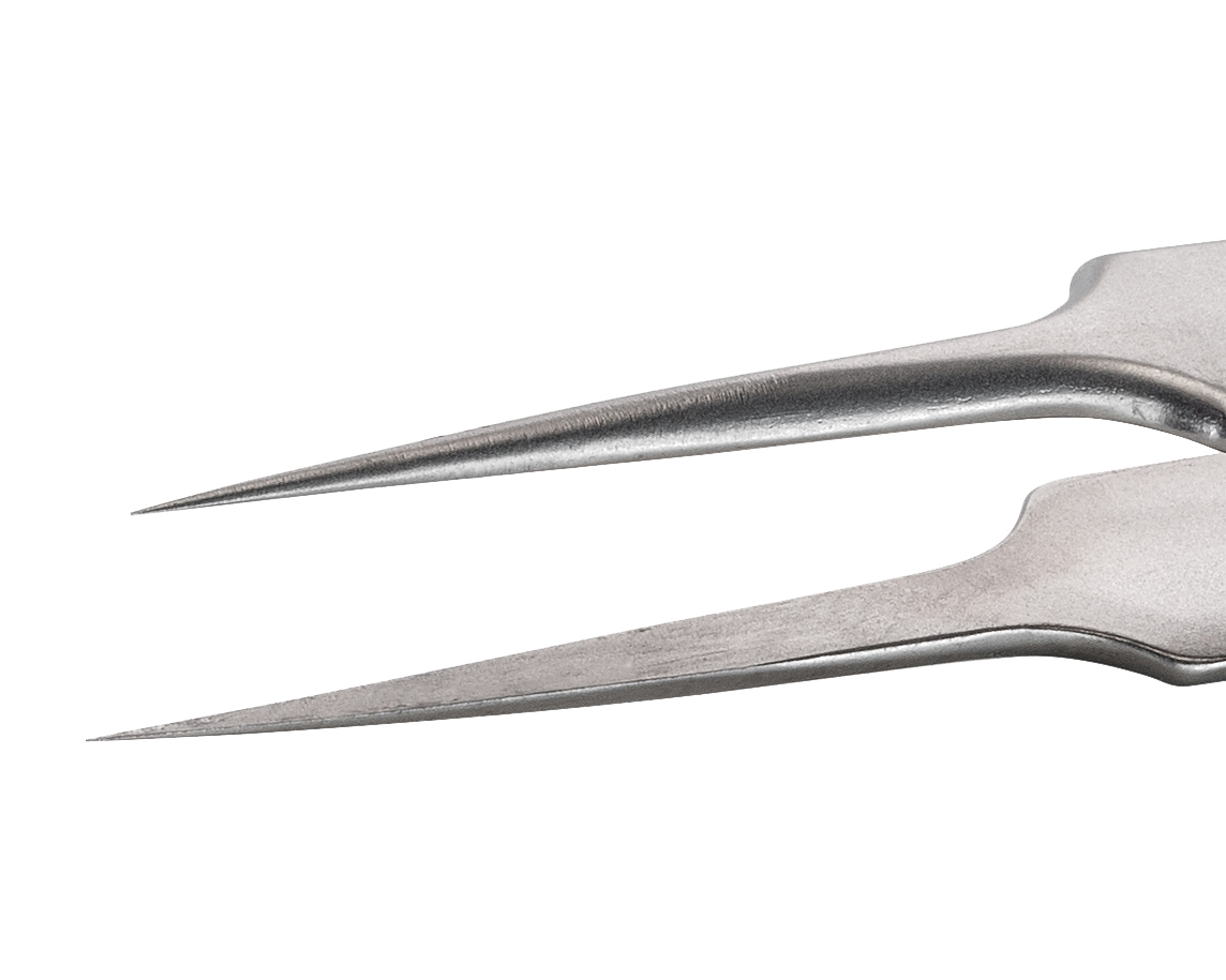 Hochpräzise Pinzette (ideal-tek) Typ 5, antimagnetisch, Länge: 120 mm