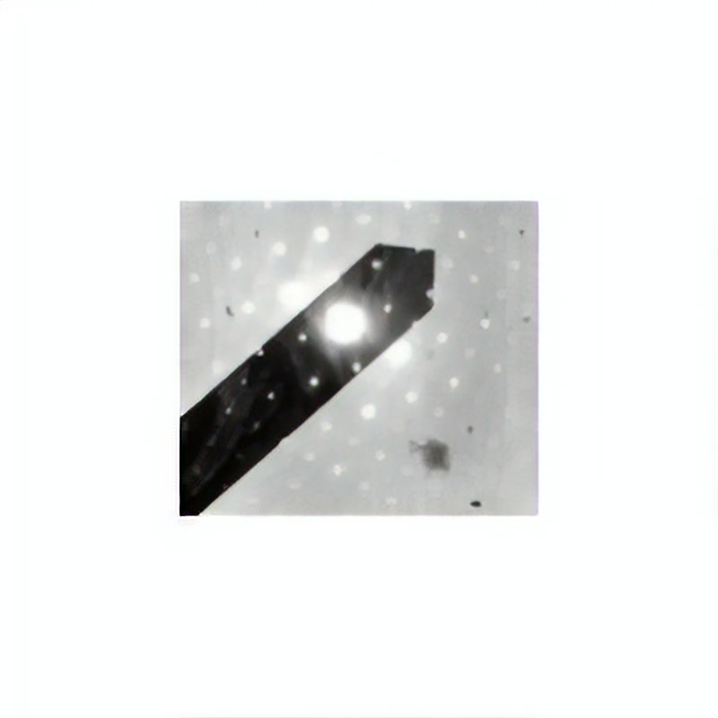 S112_1 Testobjekt mit Molybdäntrioxid-Kristalle zur Überprüfung der Bild-Drehung