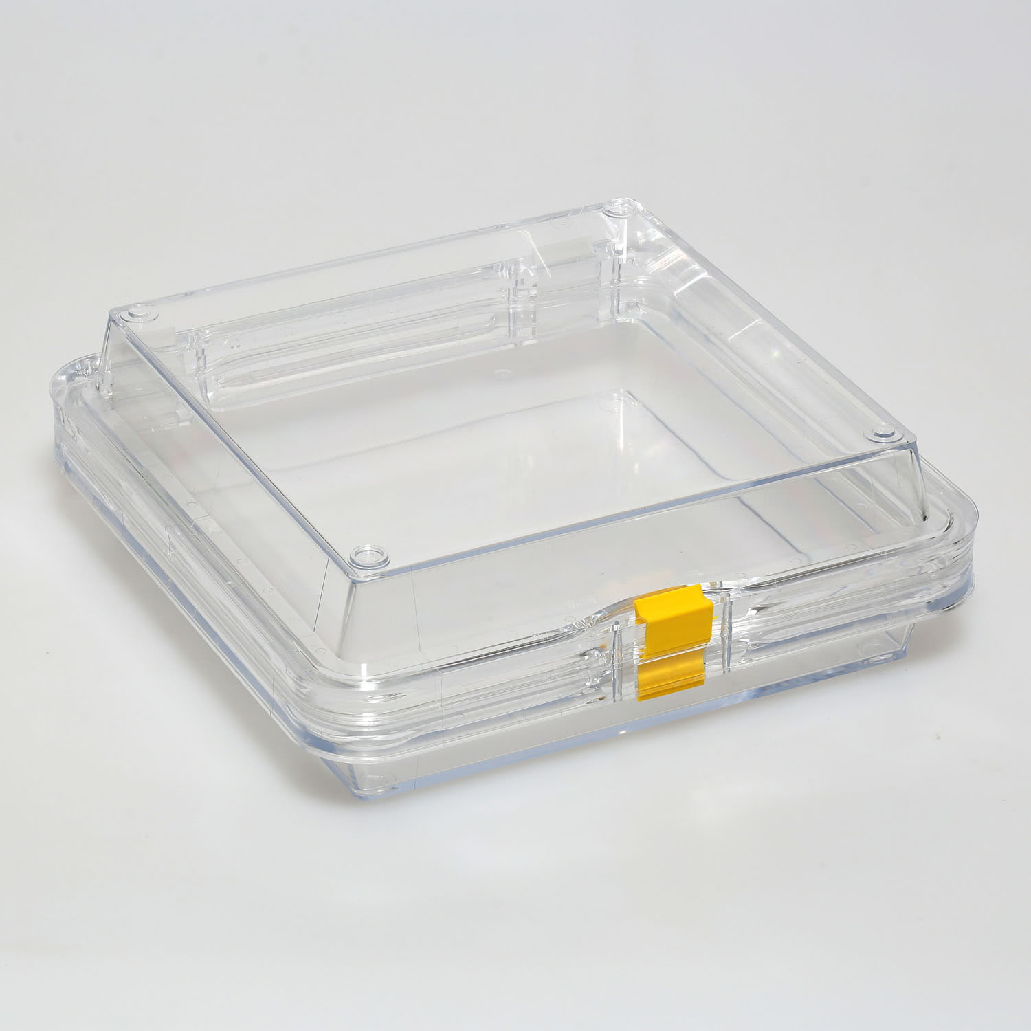 G3458_1 Aufbewahrungsschachtel mit Membran und Klippverschluss, aufklappbar