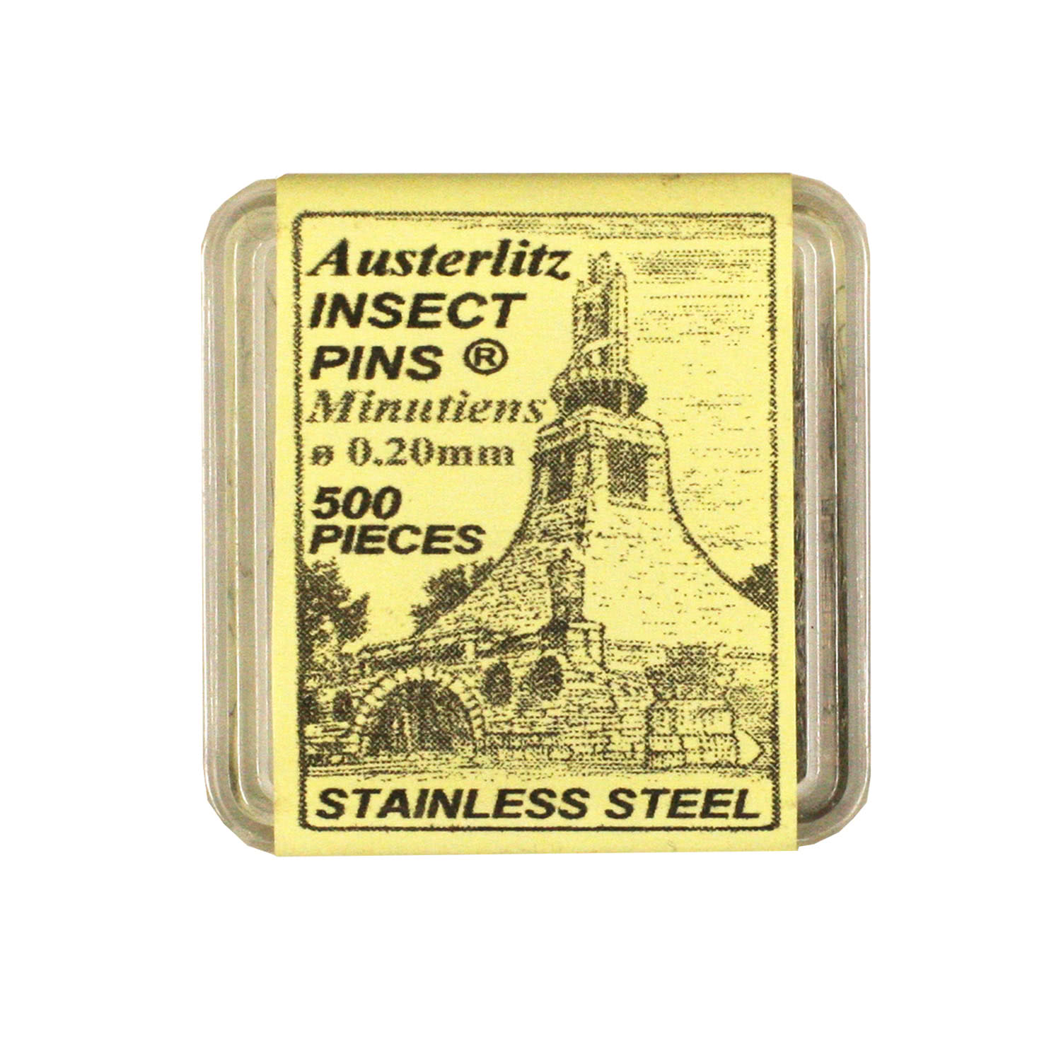 N50151PCenCjUY84KI Minutiennadeln Ø 0,20 mm, Länge 12 mm, 500 Stück